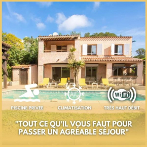 105m2, piscine, 5 min des golfs, proche centre